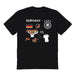 Germany National Soccer Team Womens Black Cotton Tshirt