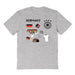 Germany National Soccer Team Womens Grey Cotton Tshirt