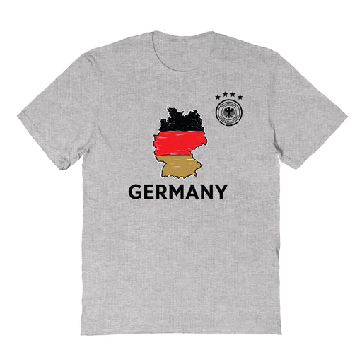 Germany National Soccer Team Womens Grey Cotton Tshirt