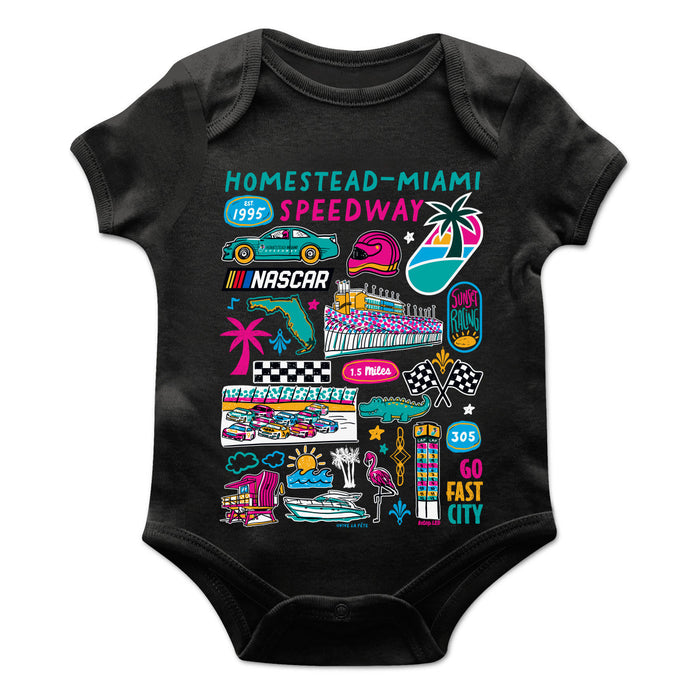 Homestead-Miami Speedway Cotton Short Sleeve Bodysuit
