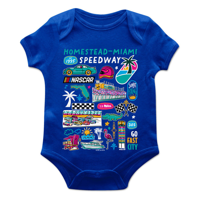 Homestead-Miami Speedway Cotton Short Sleeve Bodysuit