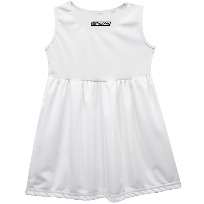 Homestead-Miami Speedway NASCAR Abstract shapes Tank Dress White