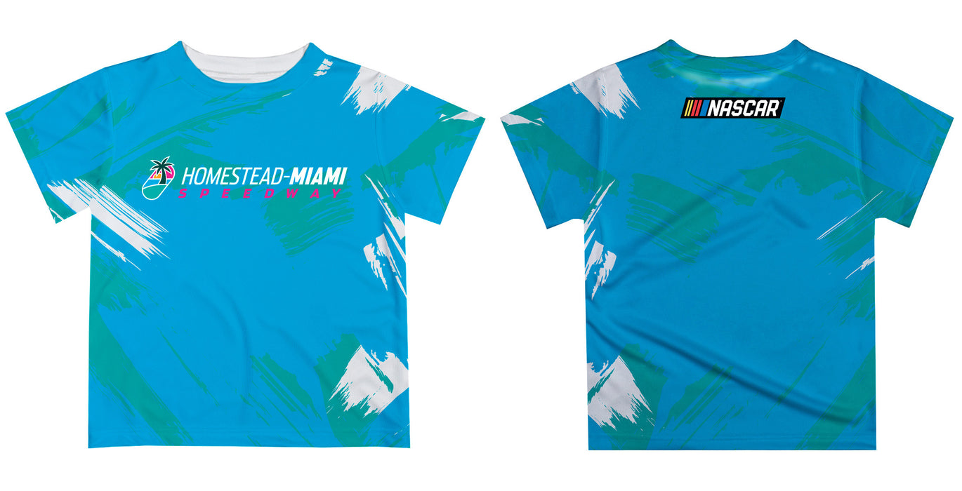 Homestead-Miami Speedway NASCAR Paint Brush T-Shirt Teal