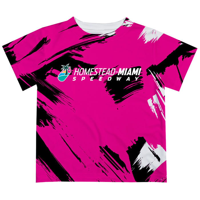 Homestead-Miami Speedway NASCAR Paint Brush T-Shirt Pink