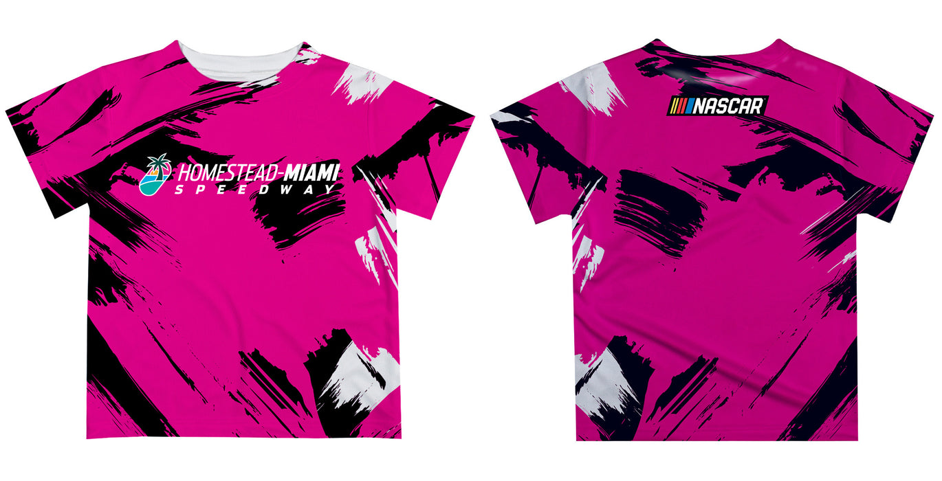 Homestead-Miami Speedway NASCAR Paint Brush T-Shirt Pink