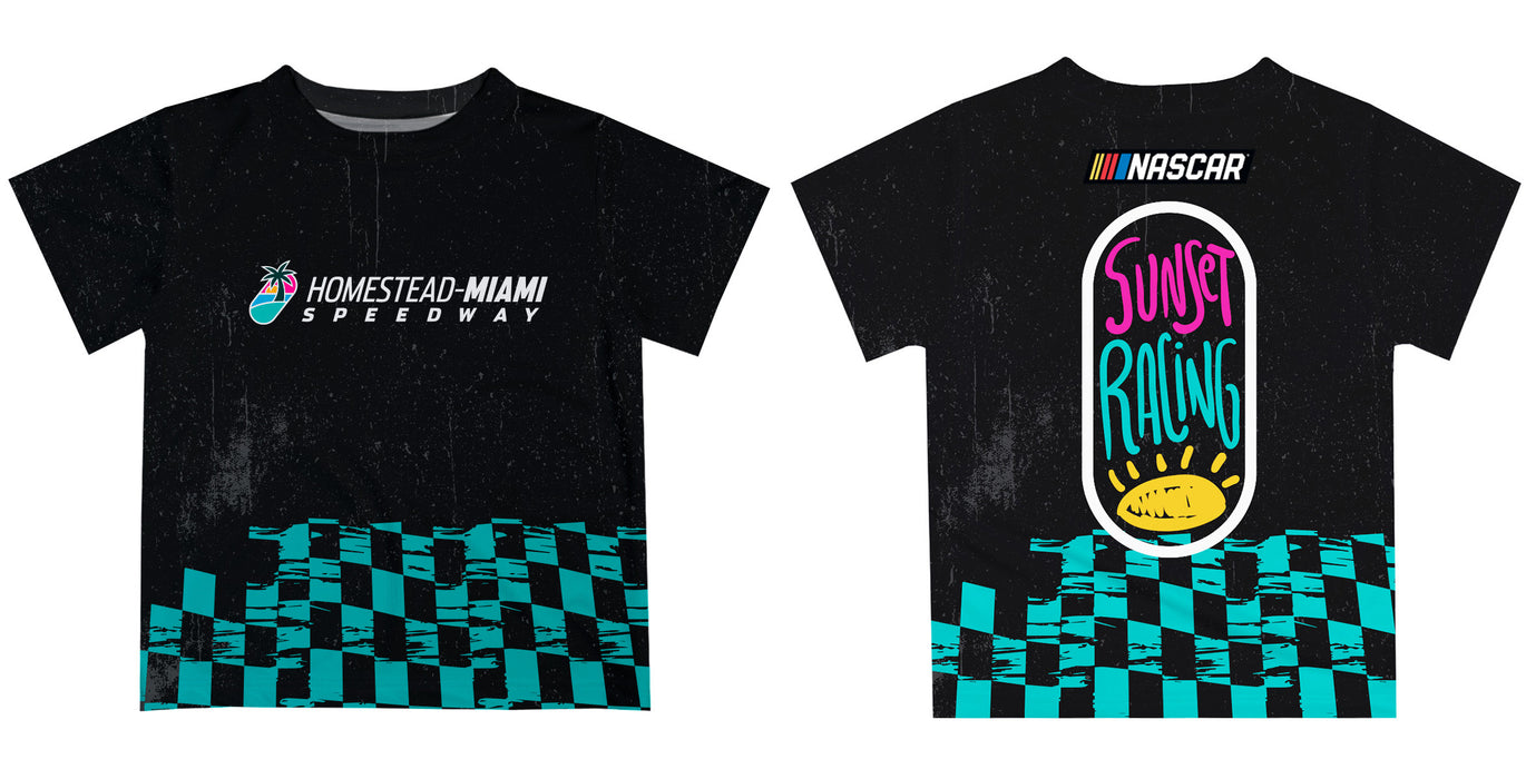 Homestead-Miami Speedway NASCAR Grunge Black and Seal Grid
