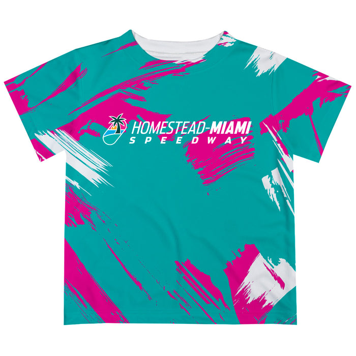 Homestead-Miami Speedway NASCAR Grunge Black and Seal Grid