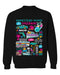 Homestead-Miami Speedway NASCAR Womens Cotton Crewneck Pullover Sweatshirt Black