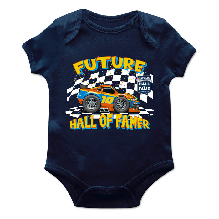 NASCAR Hall Of Fame Cotton Short Sleeve Bodysuit Navy