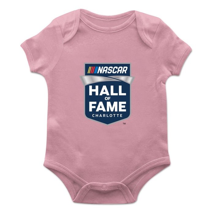 NASCAR Hall Of Fame Cotton Short Sleeve Bodysuit Pink