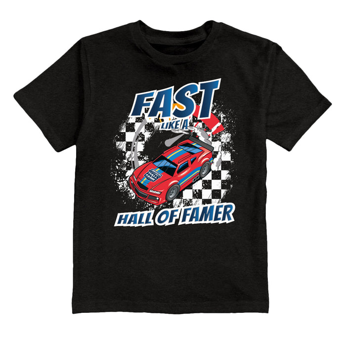 NASCAR Hall Of Fame Vive La Fete Fast Car Cotton T-Shirt Black - Vive La Fête - Online Apparel Store