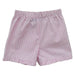 Pink Stripe Girls With Ruffle Short