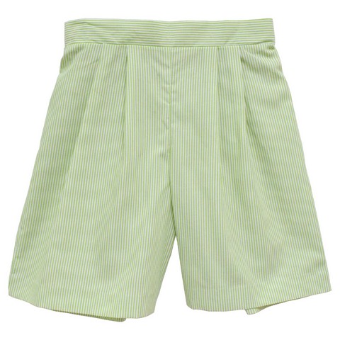 Lime Green Stripe Boys Short