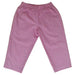 Red Micro Check Boys Pull on Pants