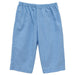 Turquoise Micro Check Boys Pull on Pants