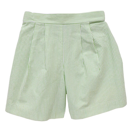 Lime Green Stripe Seersucker Boys Short