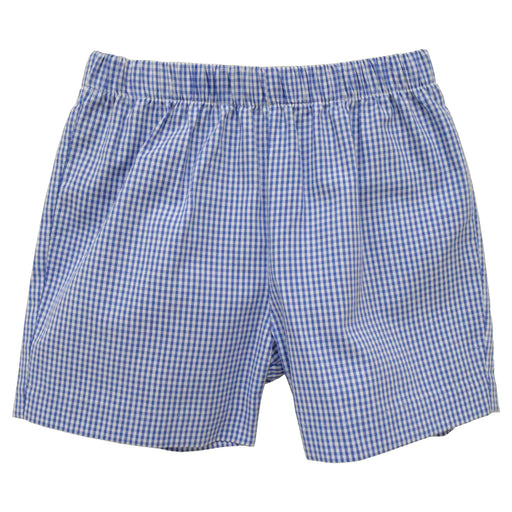 Royal Check Seersucker Boys Pull on Short