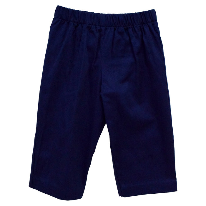 Navy Twill Boys Pull on Pants