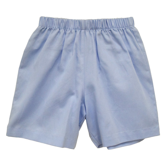 Light Blue Pique Boys Pull on Short