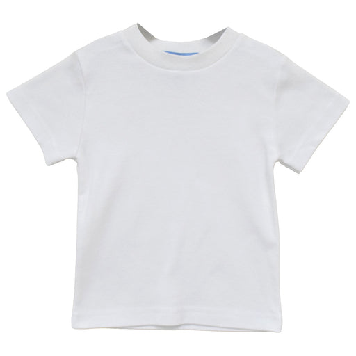 White Knit Boys Tee Shirt Short Sleeve