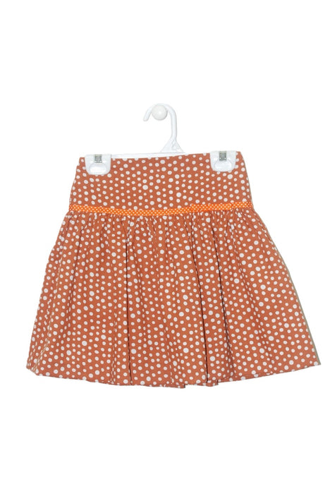 Burnt Orange Polka Dot Skirt