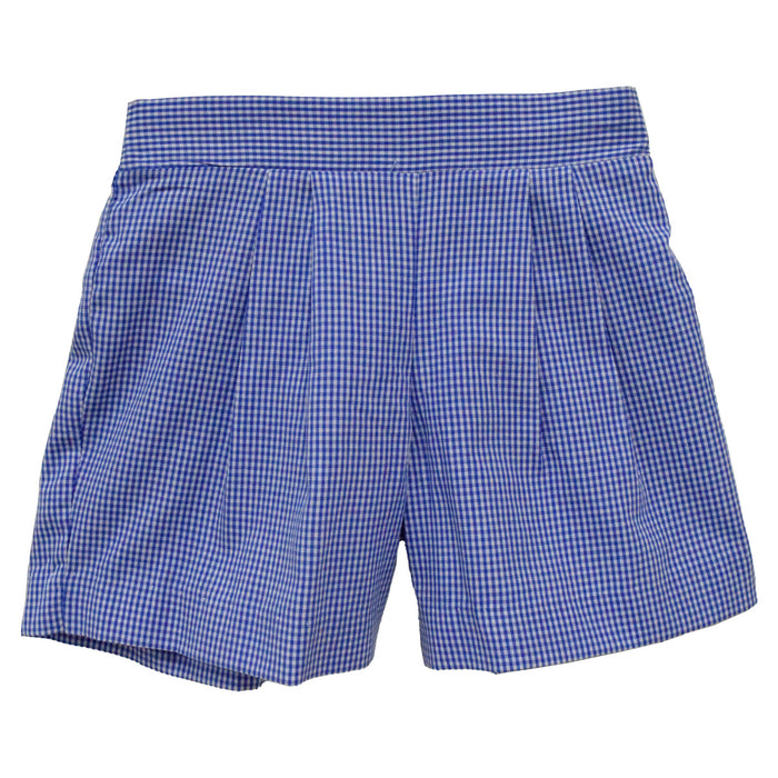 Royal Gingham Check Boys Short