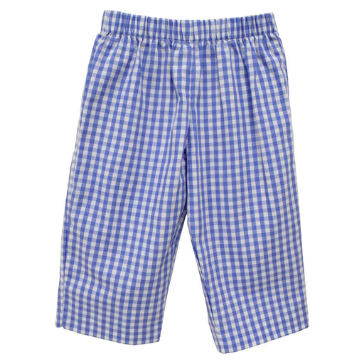 Royal Medium Ckeck Boys Pull on Pant