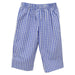 Royal Medium Ckeck Boys Pull on Pant