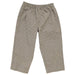 Brown and Light Blue and White Ckeck Boys Pull on Pant