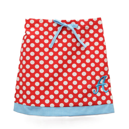 Red Polka Dot Skort