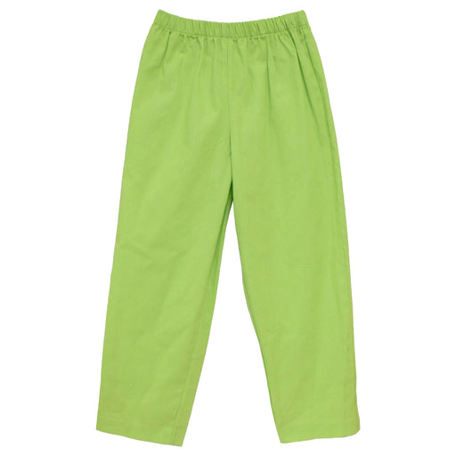 Lime Green Solid Boys Pull on Pants