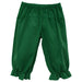Kelly Green Corduroy Girls Pull on Pants