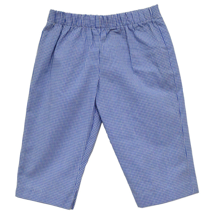 Royal Mini Check Boys Pull on Pants