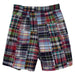 Navy and Green Patchwork Boys Short
