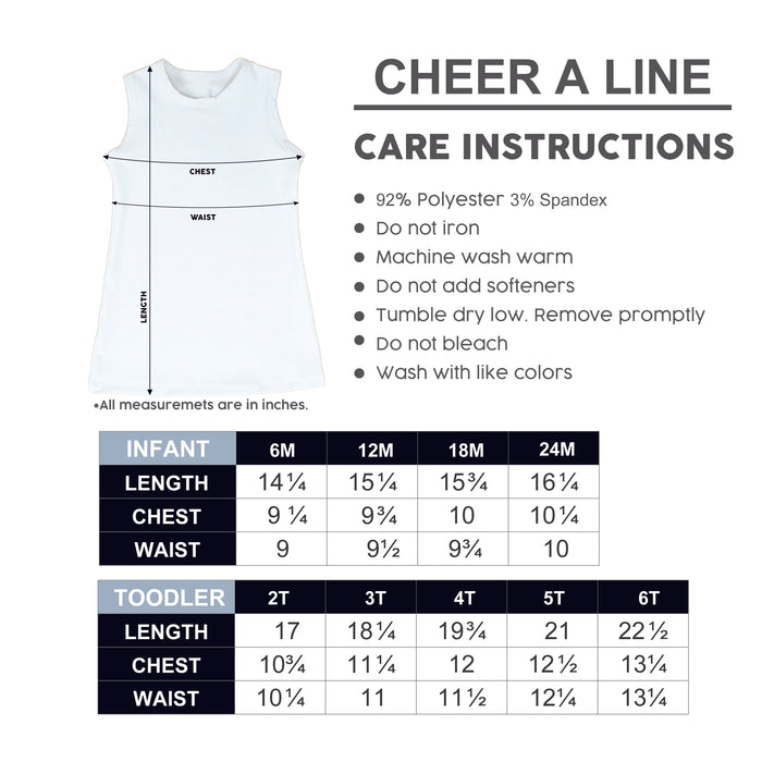 LSU Tigers Sleeveless Cheerleader A Line Dress White and Purple - Vive La Fête - Online Apparel Store