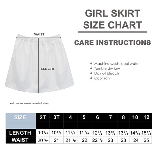 UC Davis Aggies Vive La Fete Girls Game Day All Over Logo Elastic Waist Classic Play Navy Skirt - Vive La Fête - Online Apparel Store