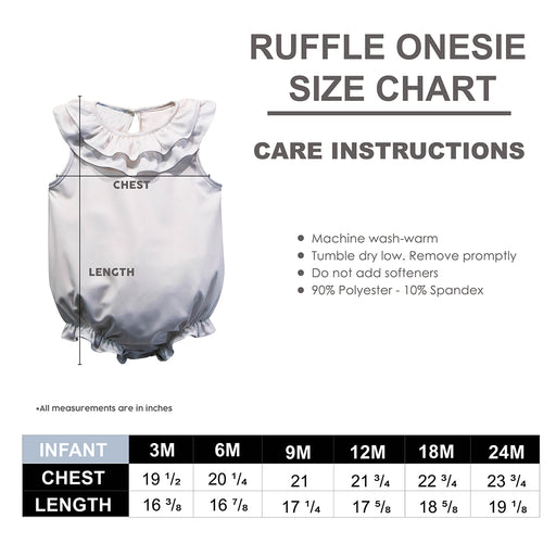 Manchester City Sleeveless Ruffle Onesie Logo Bodysuit - Vive La Fête - Online Apparel Store