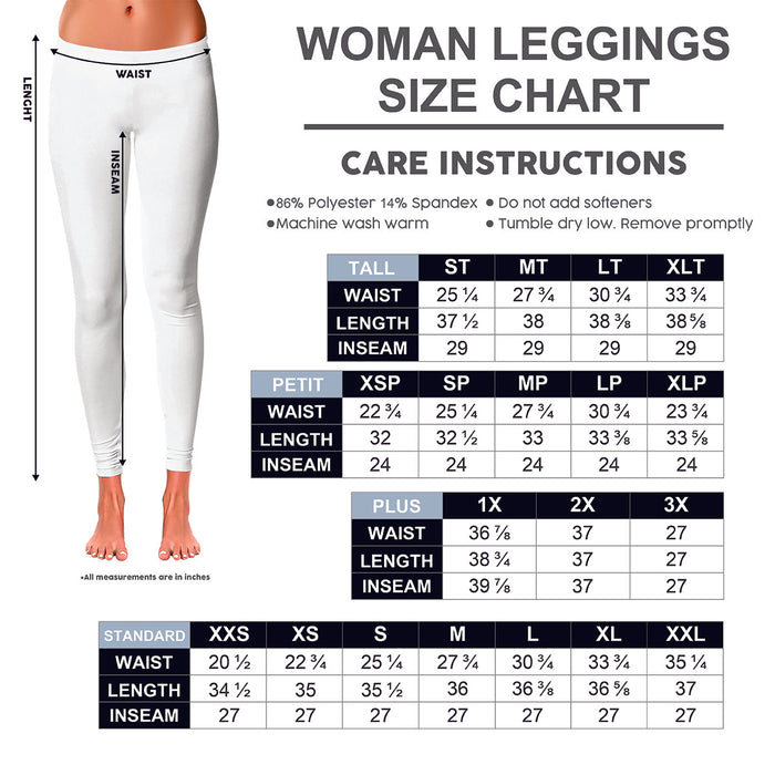 WOO Officially Licensed by Vive La Fete Gray & Mint Texture Women Leggings - Vive La Fête - Online Apparel Store