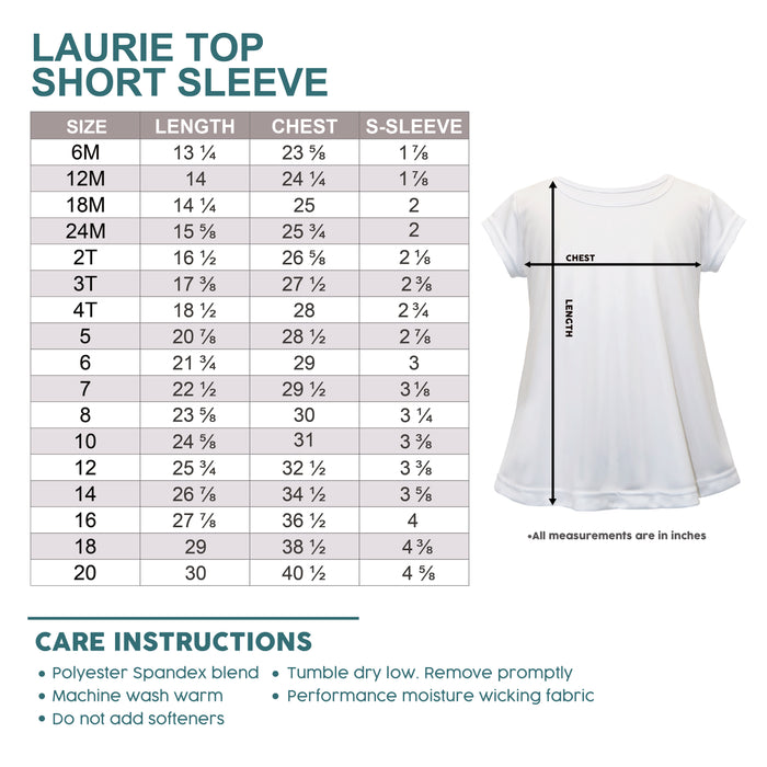 South Carolina Gamecocks Short Sleeve Youth Cotton Top White - Vive La Fête - Online Apparel Store