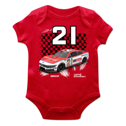 Josh Berry Cotton Short Sleeve Bodysuit Red