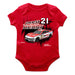 Josh Berry Cotton Short Sleeve Bodysuit Red