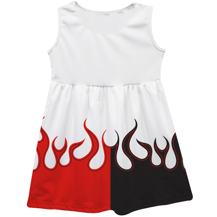 Josh Berry Vive La Fete NASCAR Car - Flames Tank Dress White