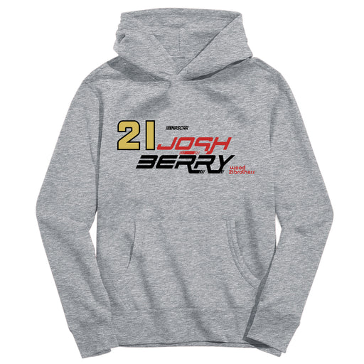 Josh Berry Vive La Fete NASCAR Pullover Cotton Hoodie Gray