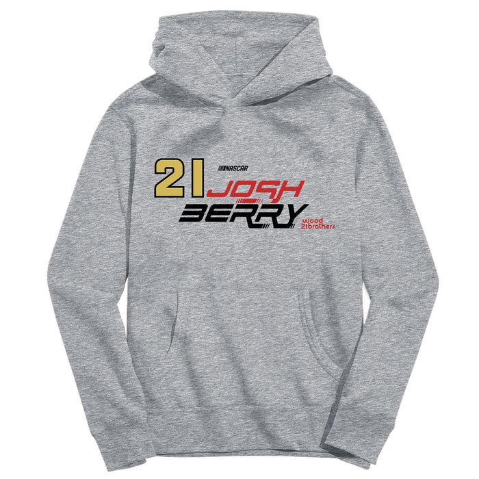 Josh Berry Vive La Fete NASCAR Pullover Cotton Hoodie Gray