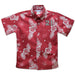 Josh Berry Vive La Fete Hawaiian Print Button-Down Shirt - Red