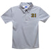 Josh Berry Vive La Fete Pencil Stripe Polo - Gray