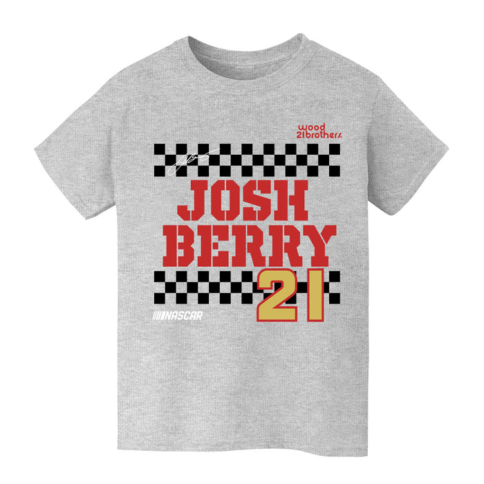 Josh Berry Vive La Fete NASCAR Grid Car Cotton T-Shirt Gray