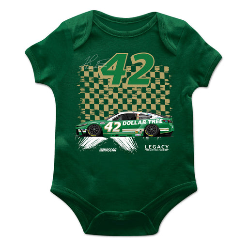 John Hunter Nascar Cotton Short Sleeve Bodysuit Green