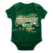 John Hunter Nascar Cotton Short Sleeve Bodysuit Green