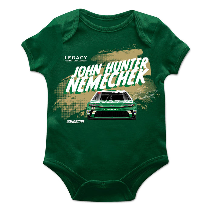 John Hunter Nascar Cotton Short Sleeve Bodysuit Green